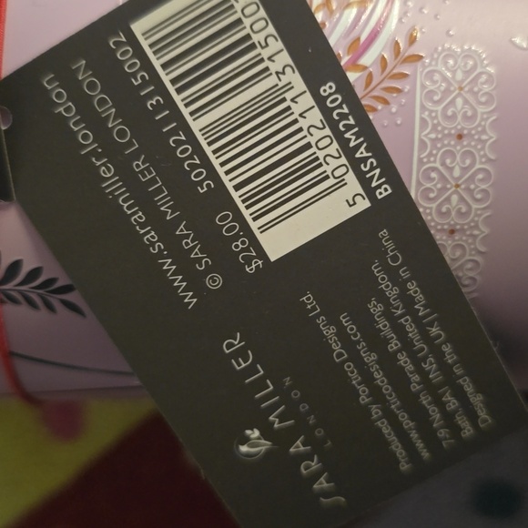 Sara Miller Lavender Travel Tumbler with Straw, 20 Oz., Retail Price $28.00US - Picture 7 of 16